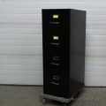 Hon Black 4 Drawer Legal Vertical Filing Cabinet